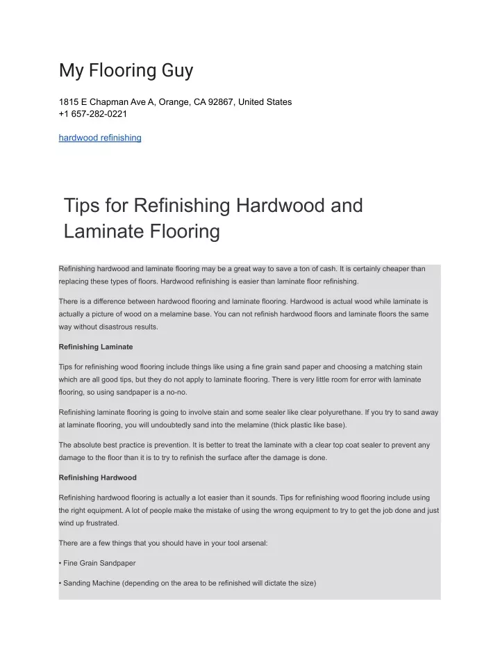 PPT My Flooring Guy (1) PowerPoint Presentation, free download ID