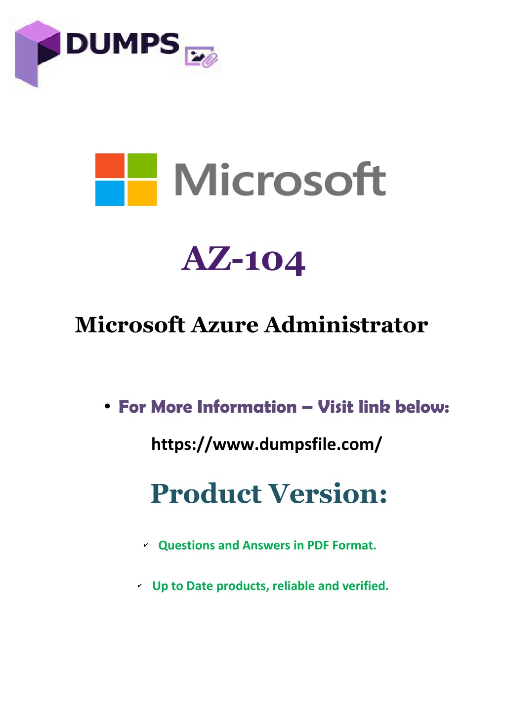 Reliable AZ-104 Exam Guide