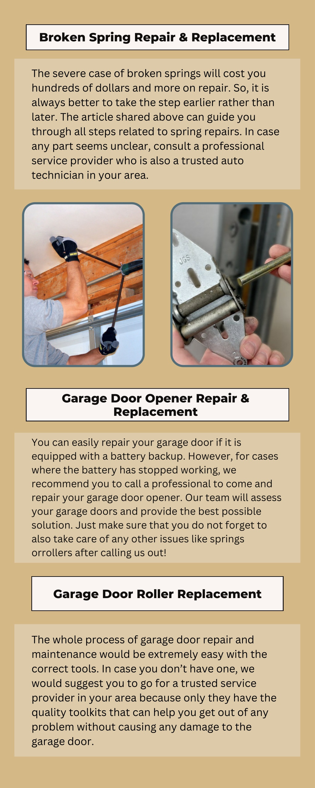 PPT Garage Door Safety Inspections PowerPoint Presentation Free Broken Spring Repair Replacement L 