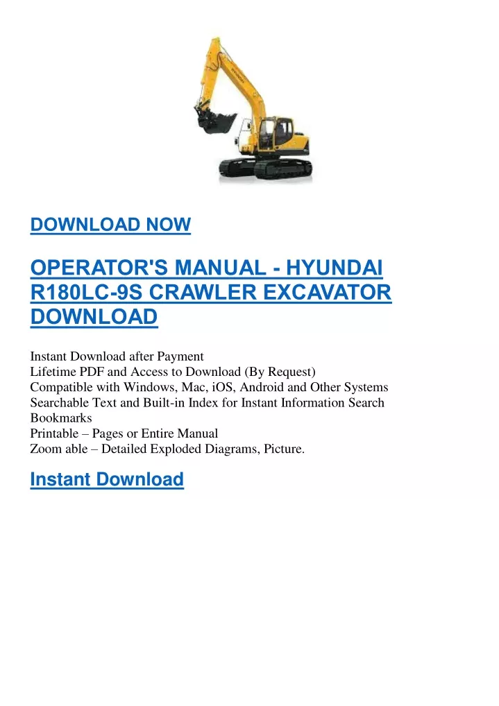 Hyundai r180lc 9s