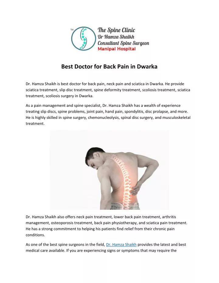 PPT Best Doctor For Back Pain In Dwarka PowerPoint Presentation Free ppt-best-doctor-for-back-pain-in-dwarka-powerpoint-presentation-free