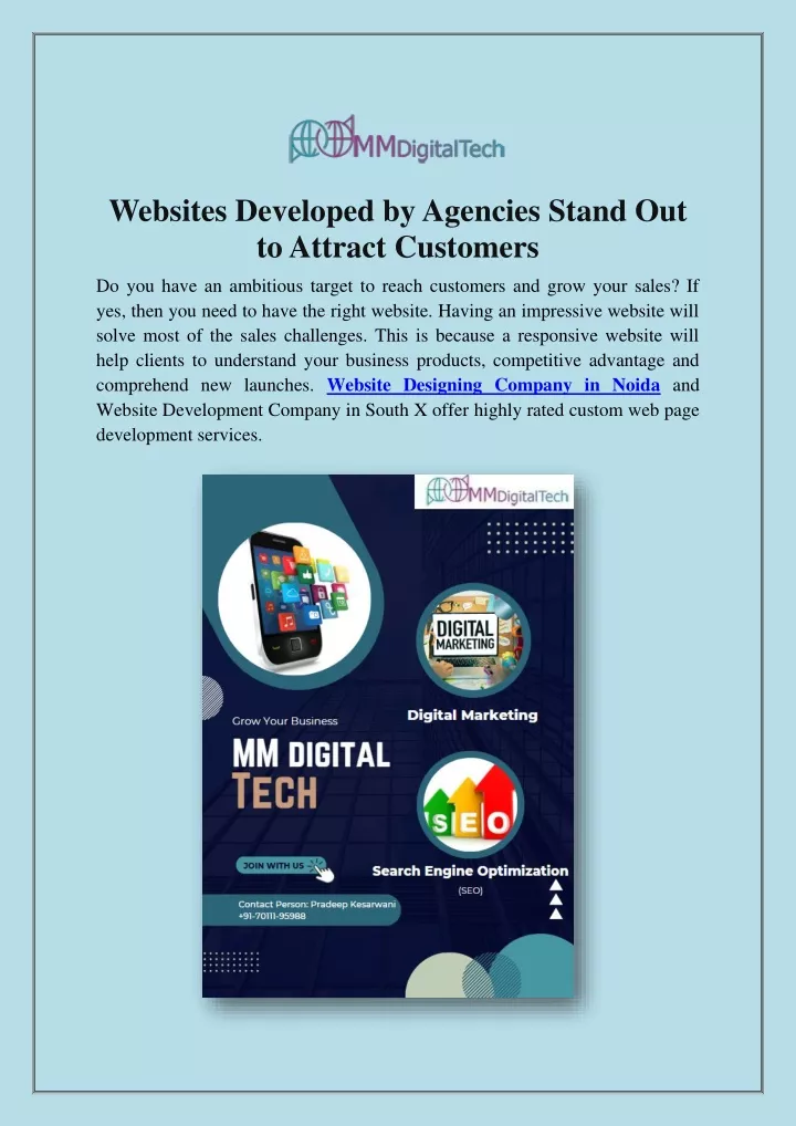 PPT sites Developed by Agencies Stand Out to Attract Customers