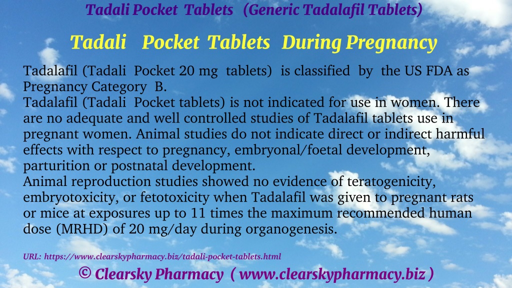 PPT - Tadali Pocket Tablets (Generic Tadalafil Tablets) PowerPoint ...