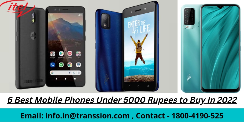 PPT 6 Best Mobile Phones Under 5000 Rupees to Buy In 2022 PowerPoint