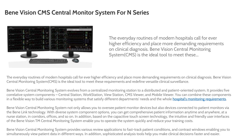 PPT - Central Monitors Medical Equipment - Respicare Enterprises Inc ...