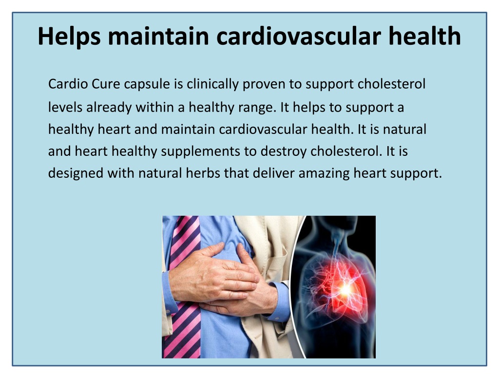 PPT - Maintaining Good Cardiovascular Health PowerPoint Presentation ...