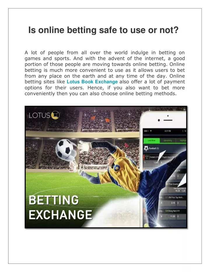 Is Online Betting Safe