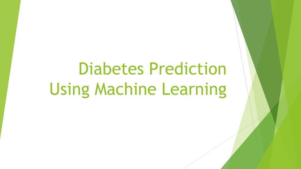 Predicting diabetes using machine hot sale learning