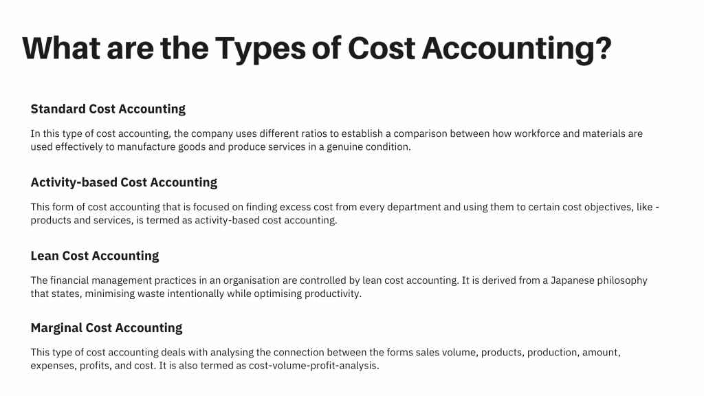 PPT - What is Cost Accounting PowerPoint Presentation, free download ...