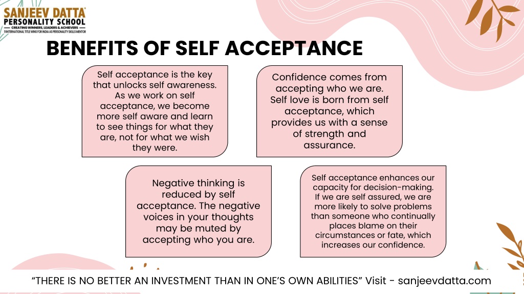 presentation on self acceptance