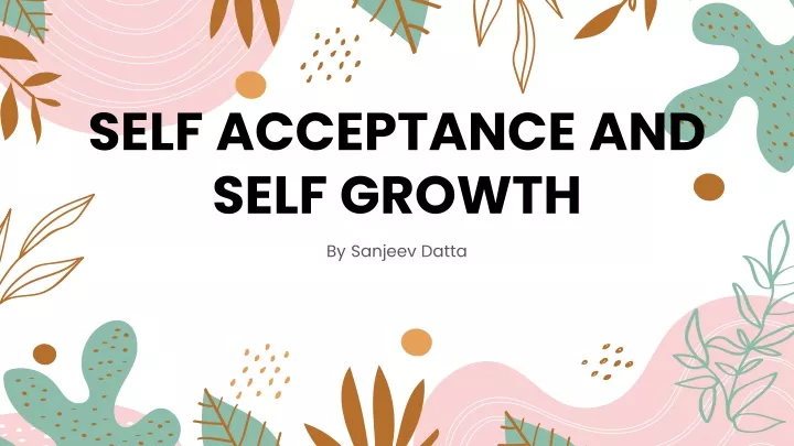 presentation on self acceptance