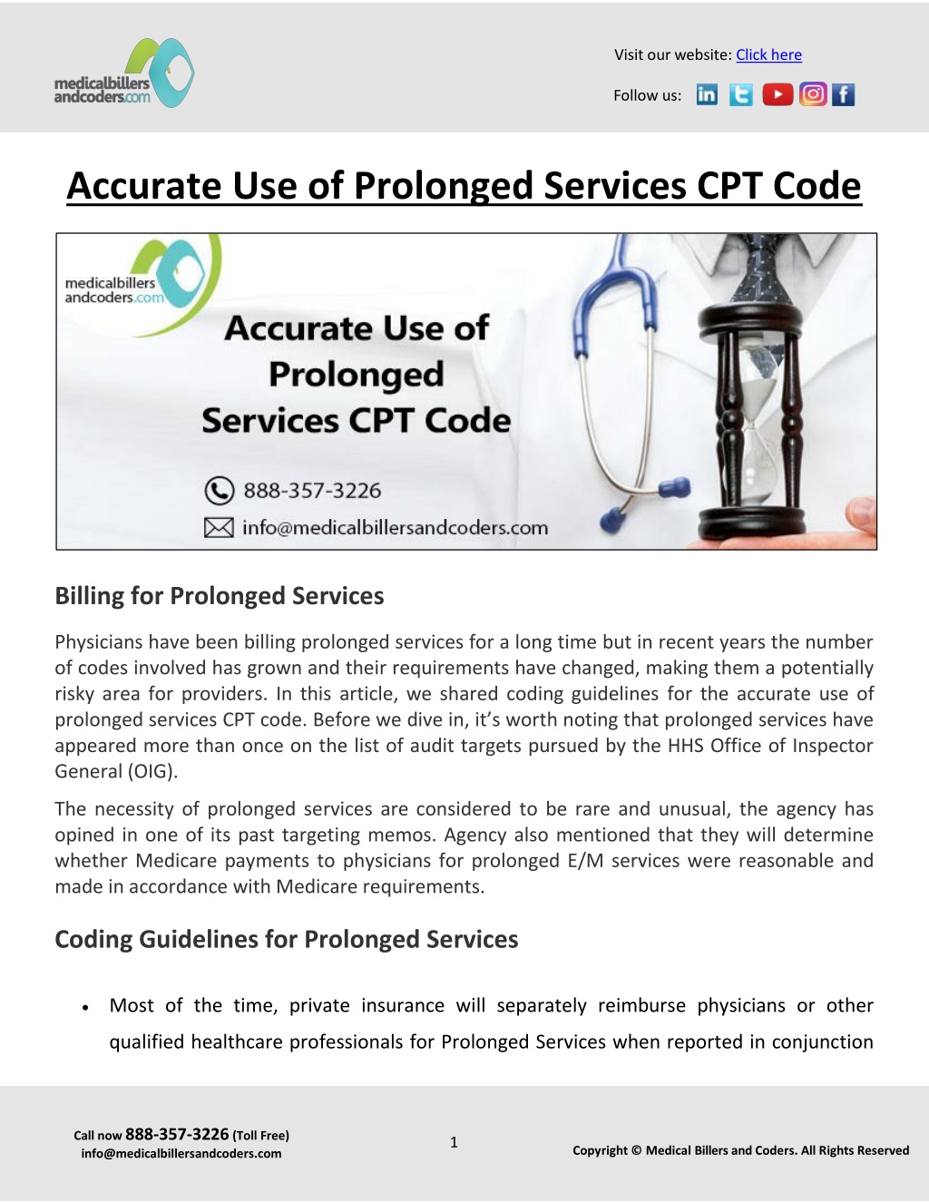 PPT Accurate Use of Prolonged Services CPT Code PowerPoint