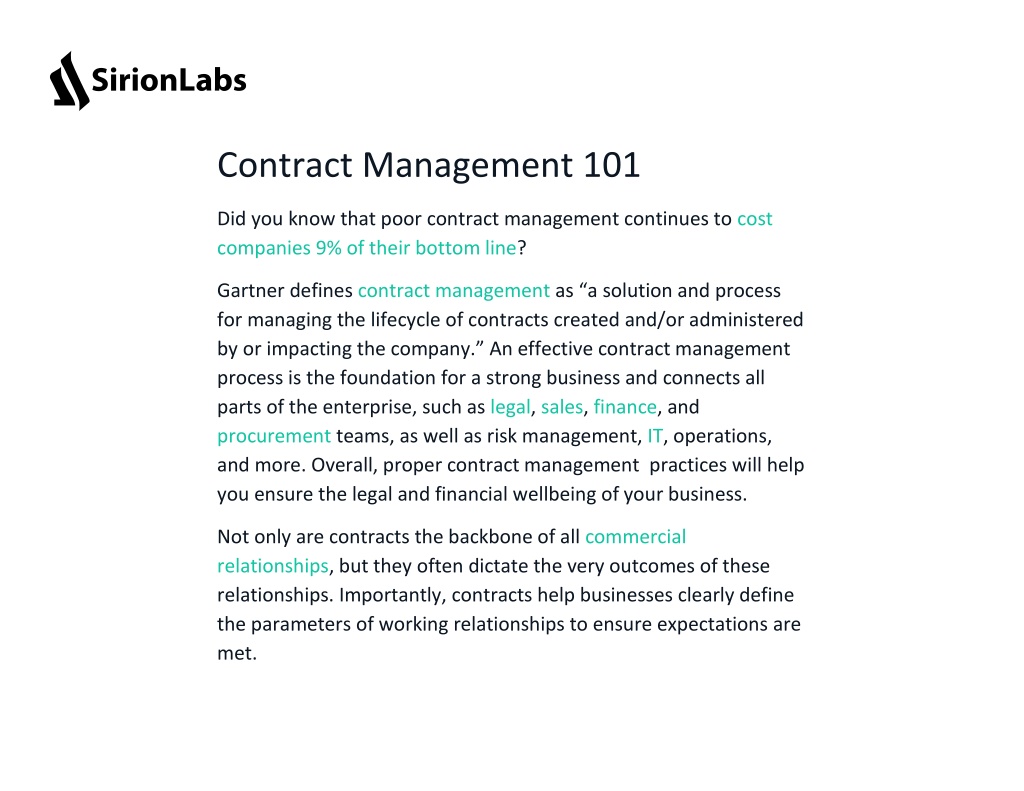 PPT - Contract Management-Everything You Need to Know in 2022 ...