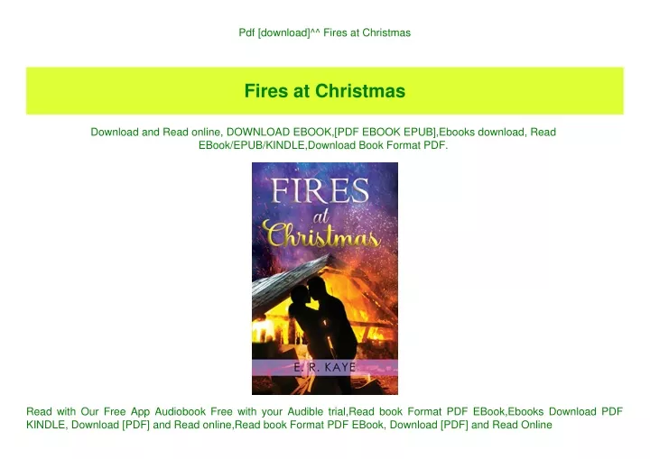 PPT - Pdf [download]^^ Fires At Christmas (DOWNLOAD E.B.O.O.K ...