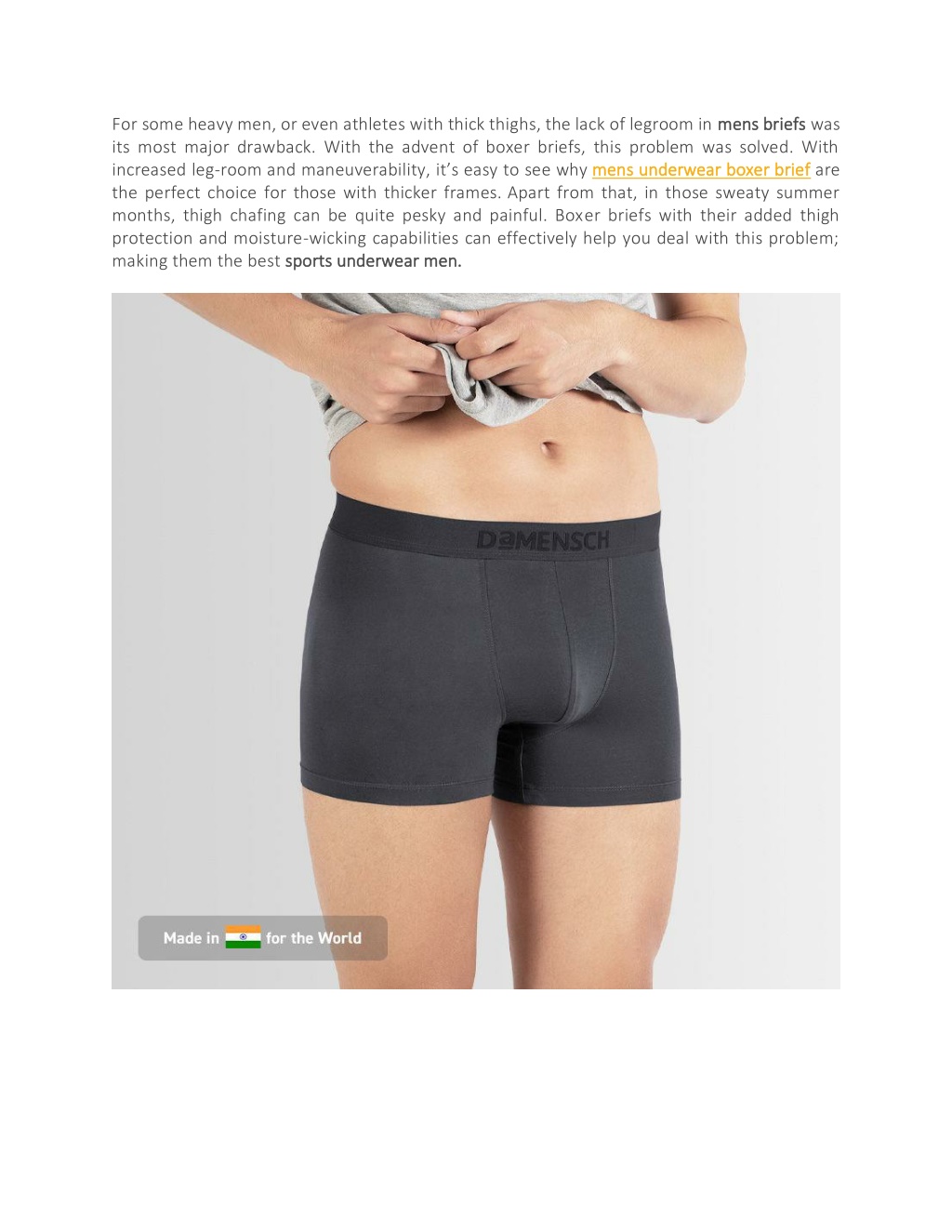 PPT - Boxer briefs vs Trunks - The Right Underwear for Men PowerPoint ...