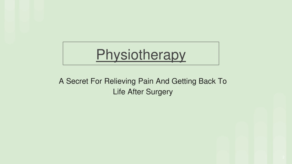 PPT - Physiotherapy PowerPoint Presentation, free download - ID:11688622