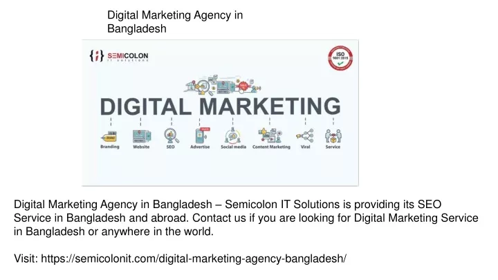 Ppt Digital Marketing Agency In Bangladesh Powerpoint Presentation