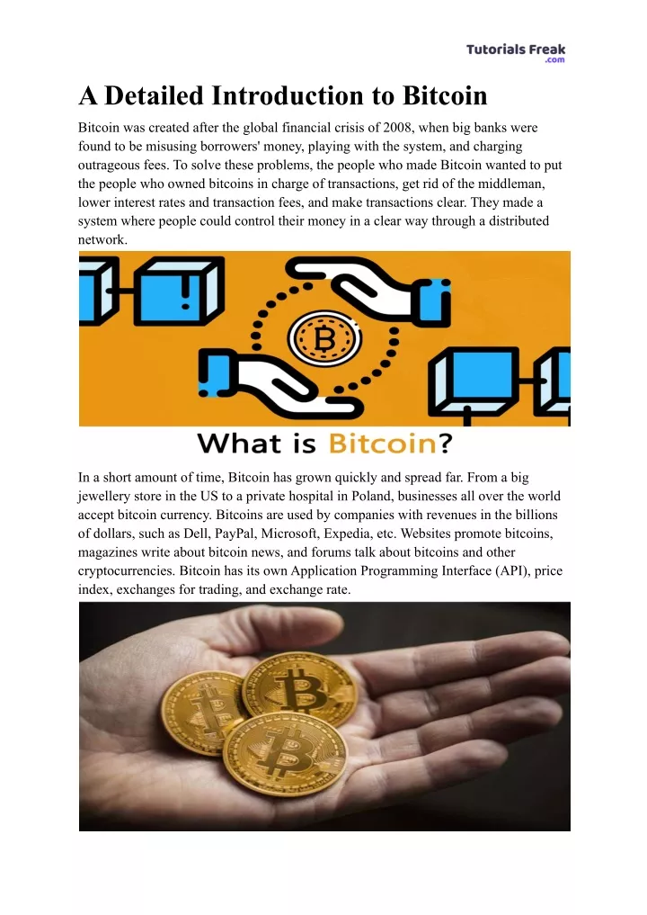 bitcoin introduction