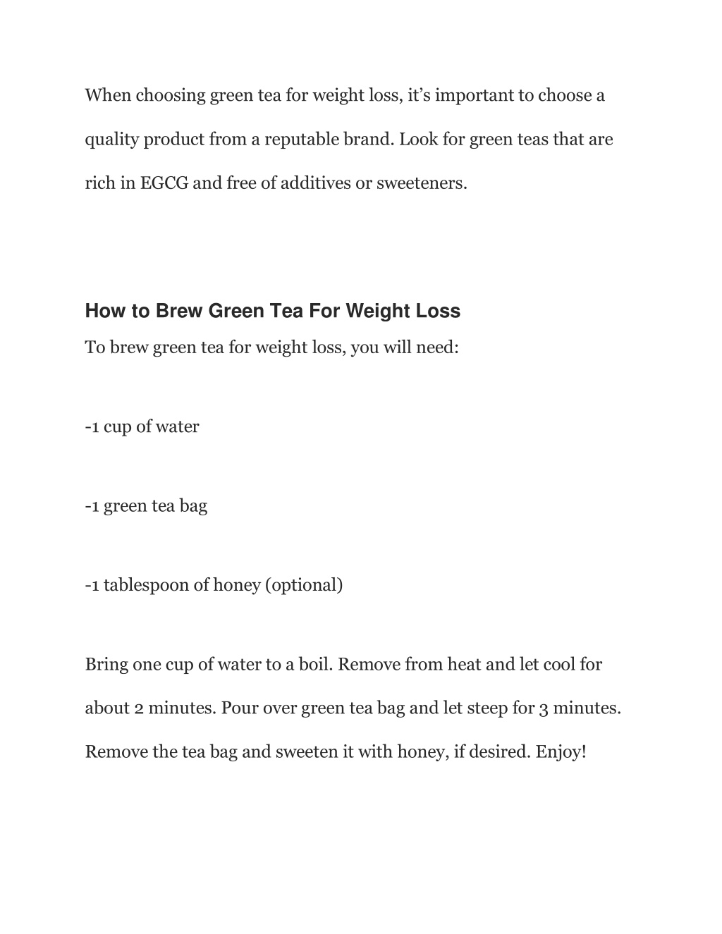 PPT - The Best Green Tea For Weight Loss PowerPoint Presentation, free ...