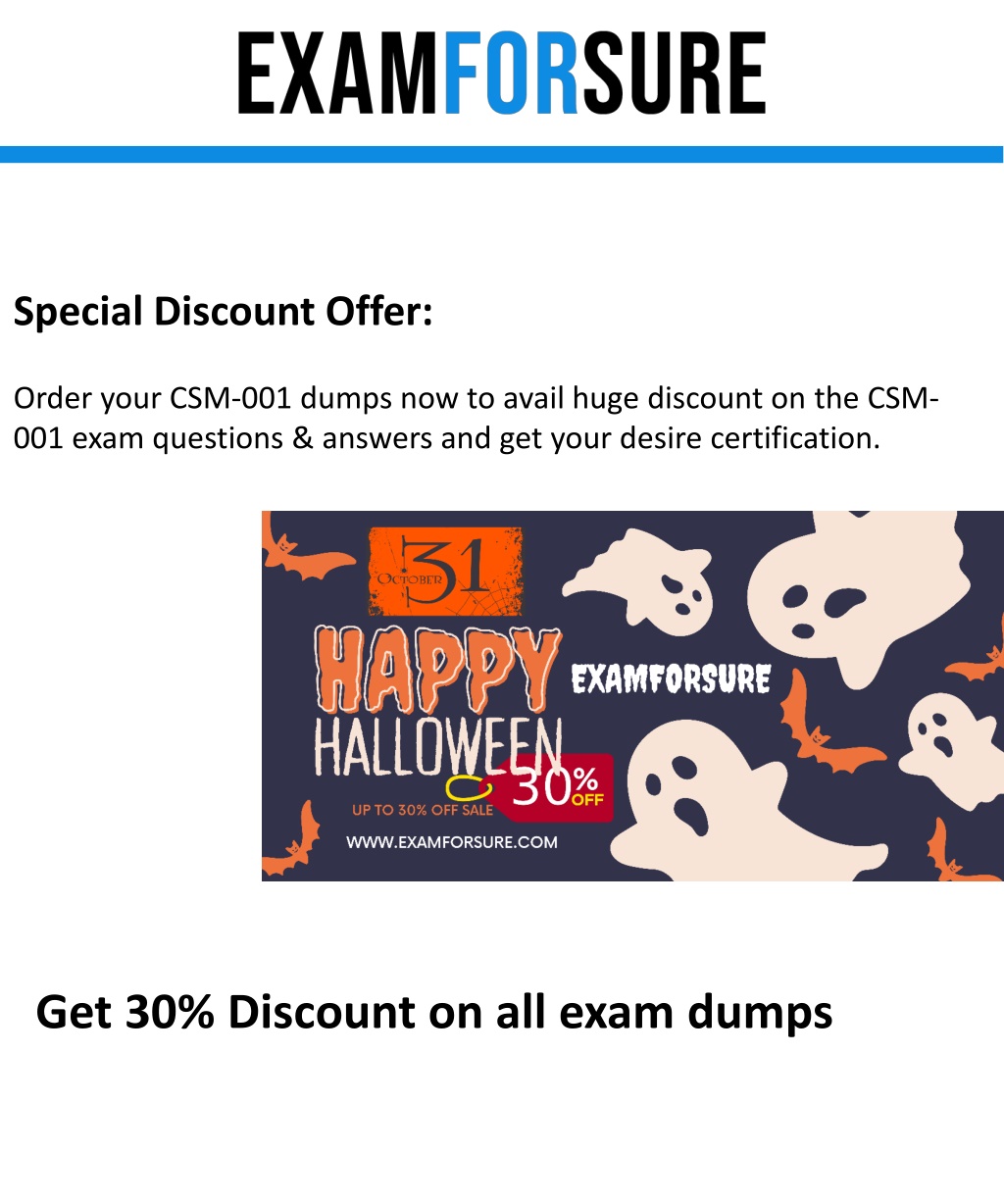 Valid CSCM-001 Test Discount