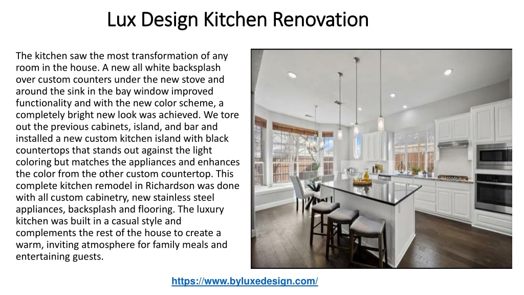PPT - Lux Design Kitchen Renovation PowerPoint Presentation, free ...