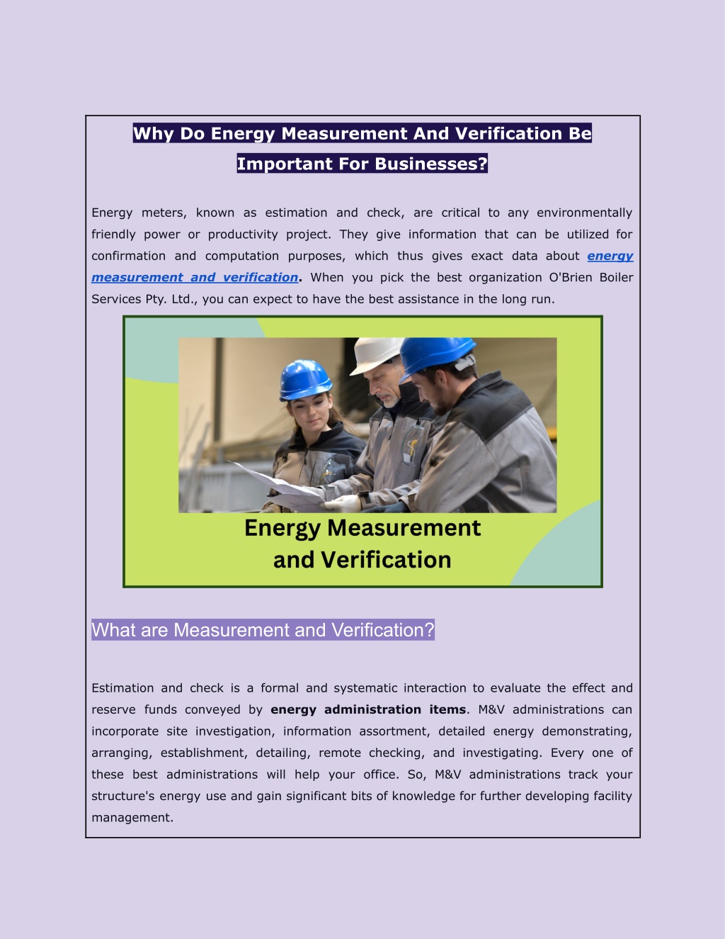 PPT - Why Do Energy Measurement And Verification Be Important For ...