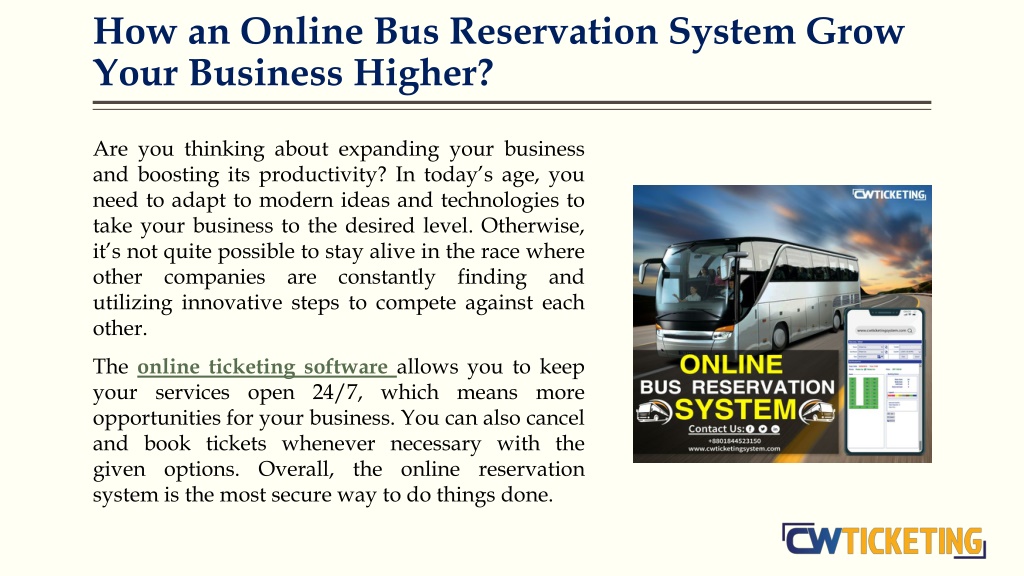 PPT - Online Bus Reservation System PowerPoint Presentation, Free ...