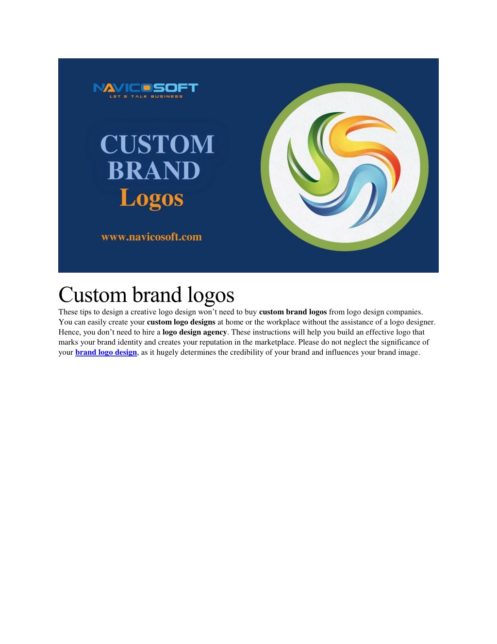 PPT - Custom brand logos PowerPoint Presentation, free download - ID ...