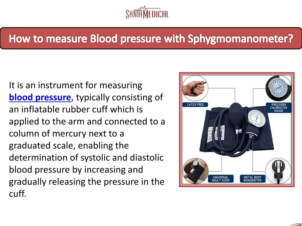 Santamedical Adult Deluxe Aneroid Sphygmomanometer - Professional Blood  Pressure Monitor with Adult Black Cuff and Carrying case (Light Black)