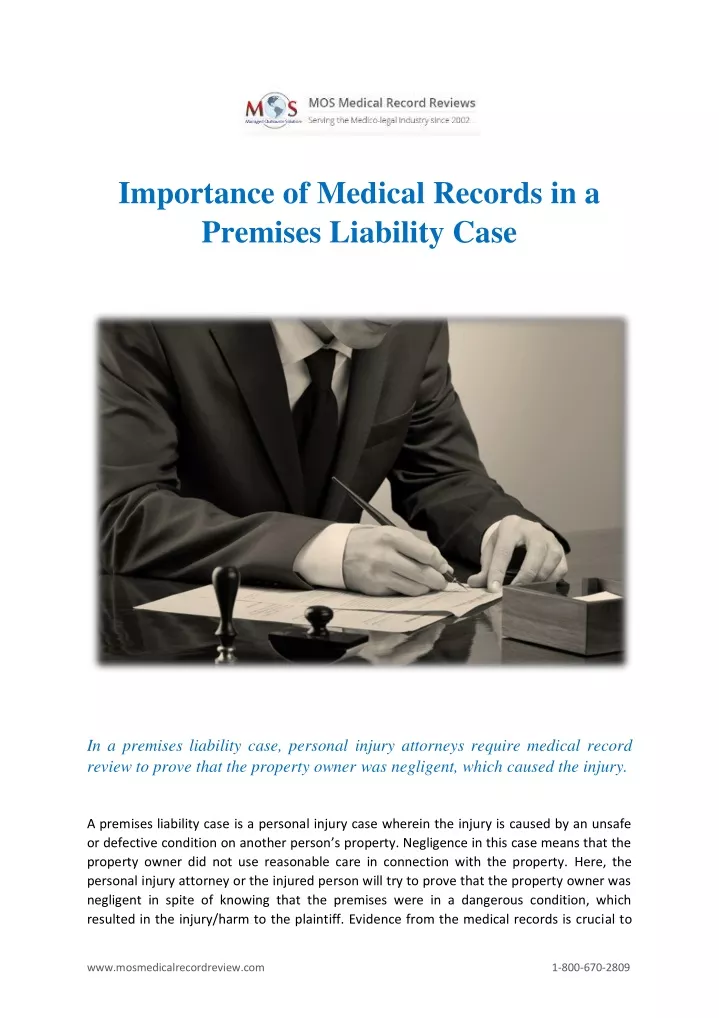 ppt-importance-of-medical-records-in-a-premises-liability-case