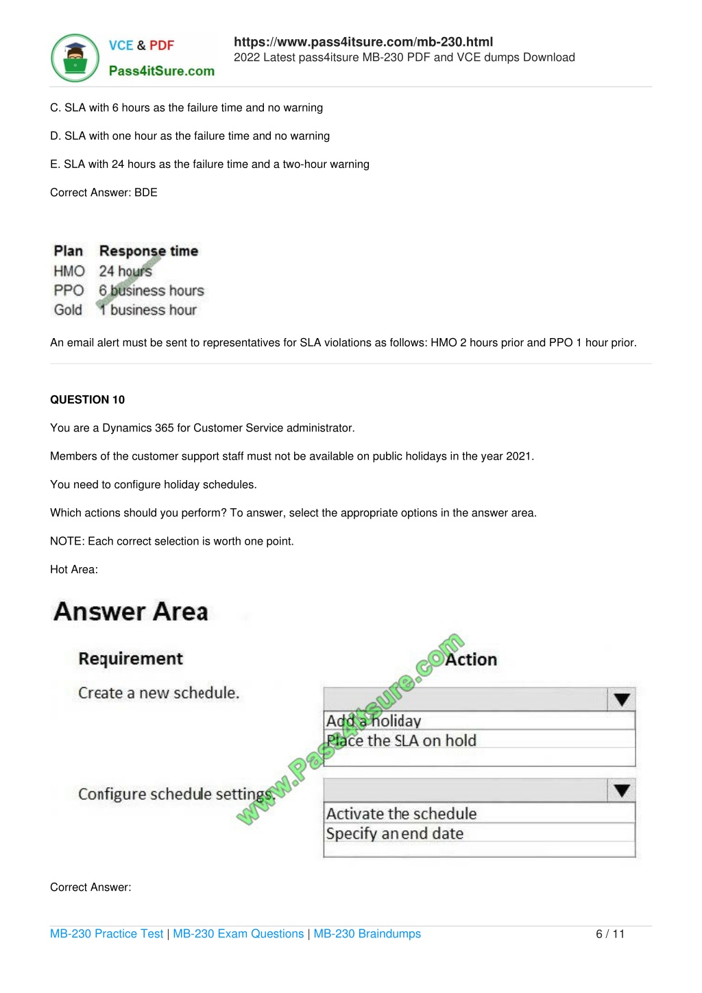 MB-230 Latest Exam Notes