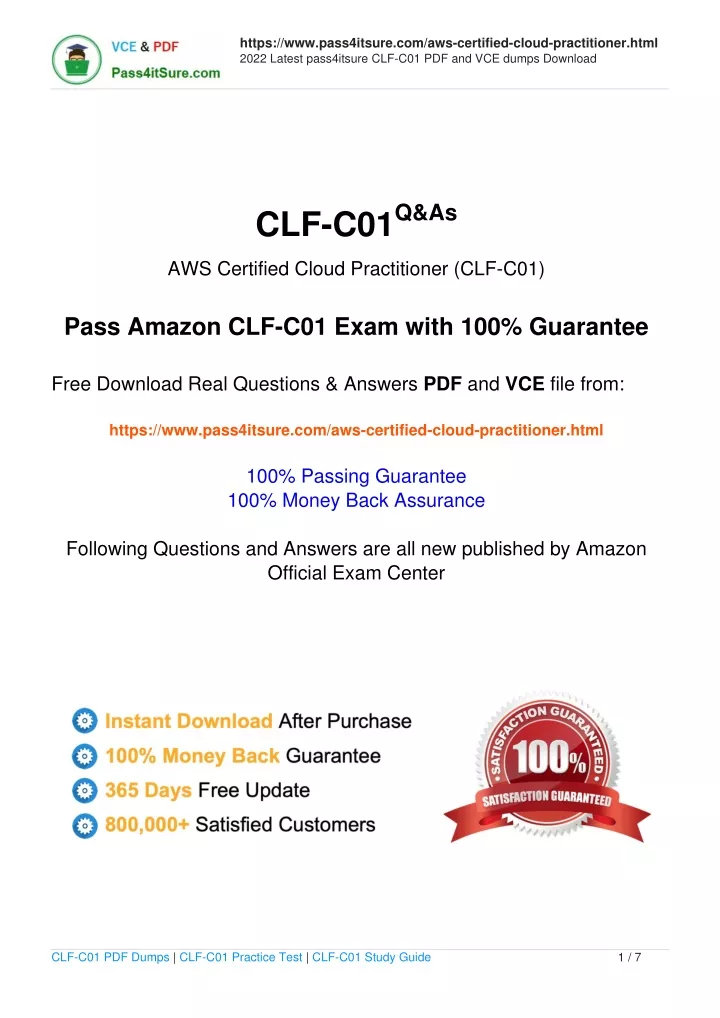 CLF-C01 PDF Demo