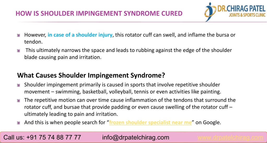 PPT - Shoulder Impingement Syndrome | Symptoms & Diagnosis PowerPoint ...