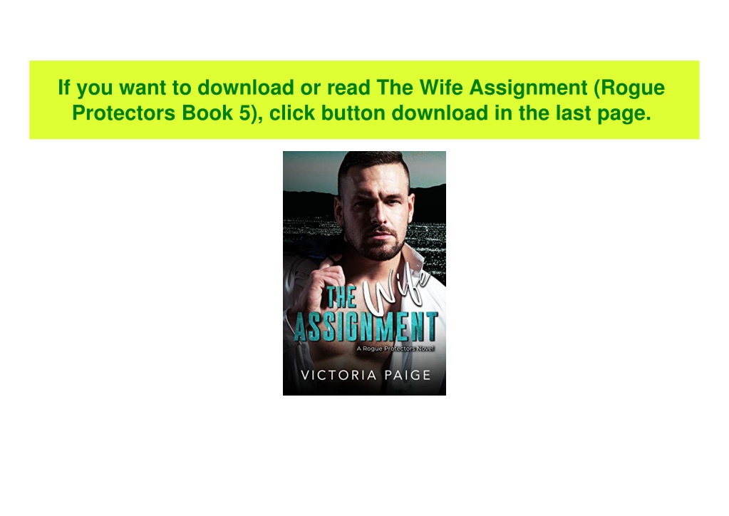 the wife assignment goodreads