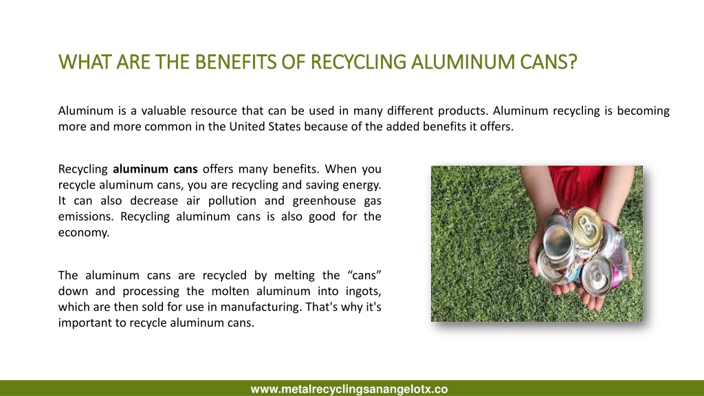 PPT How to Recycle Aluminum Cans PowerPoint Presentation, free download ID11703600