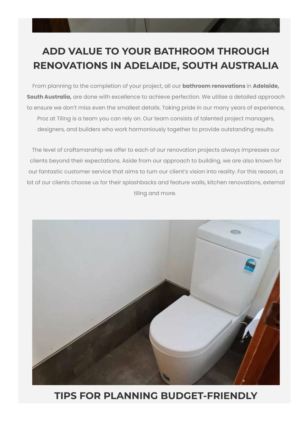 PPT - Bathroom Renovations Adelaide South Australia PowerPoint ...