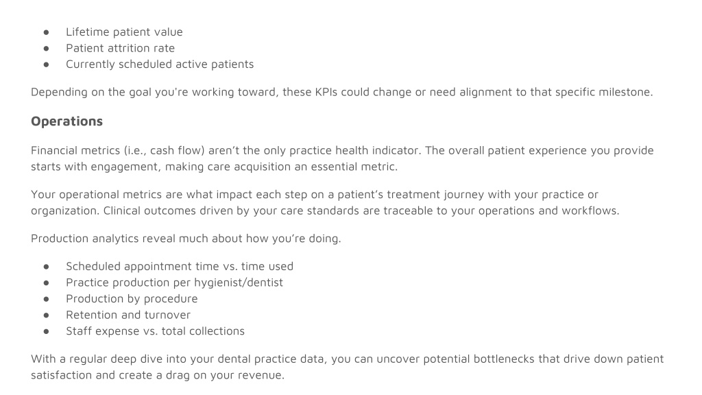 PPT - How Data Analytics Can Drive Best Practices In Your Dental ...