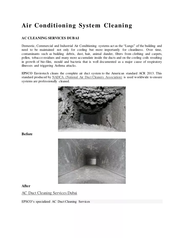 PPT Air Conditioning System Cleaning PowerPoint Presentation, free