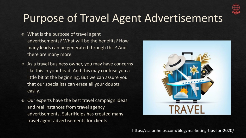 PPT Travel Agent Advertisements PowerPoint Presentation, free