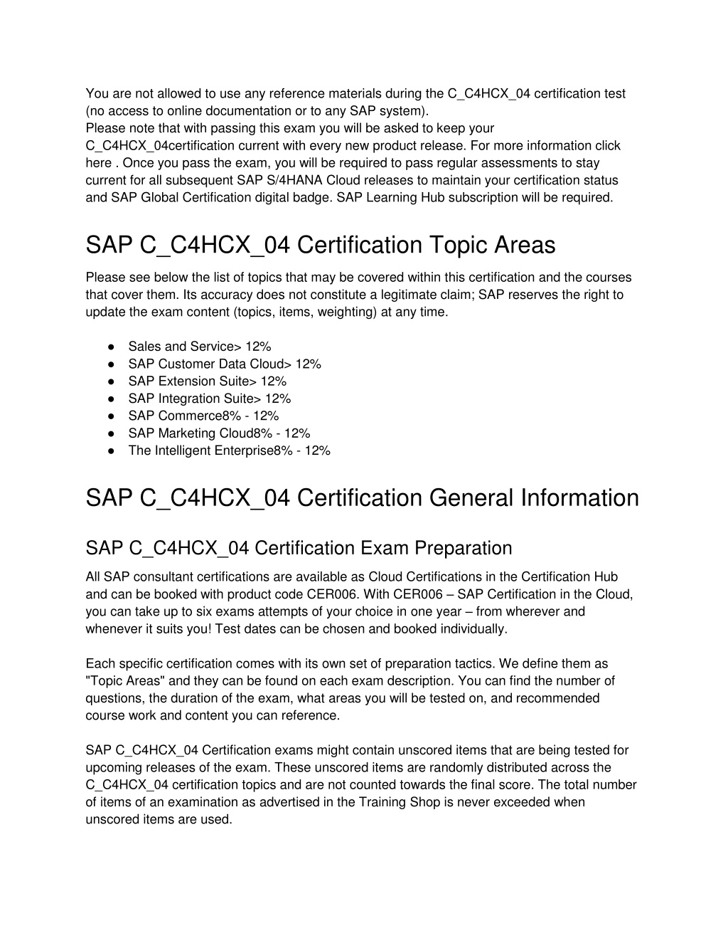 C_C4HCX_24 Zertifizierungsantworten