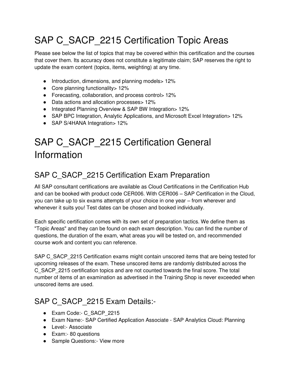 New C-SACP-2302 Test Duration