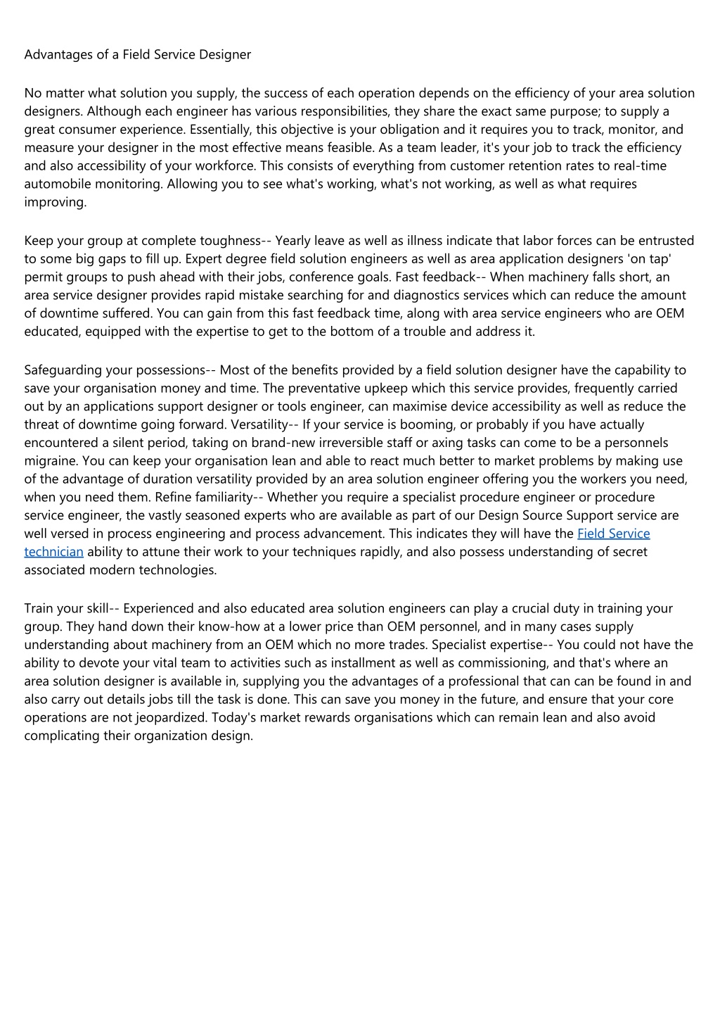 PPT 13 Things About What Is A Field Service Engineer You May Not Have 
