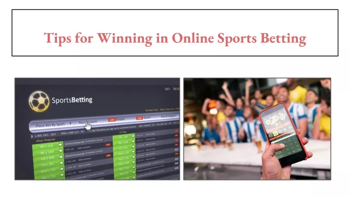 PPT - Tips For Winning In Online Sports Betting PowerPoint Presentation ...