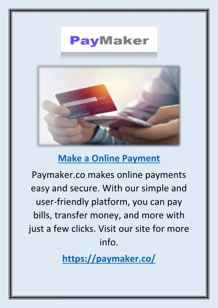 PPT Make A Online Payment Paymaker co PowerPoint Presentation Free ppt-make-a-online-payment-paymaker-co-powerpoint-presentation-free