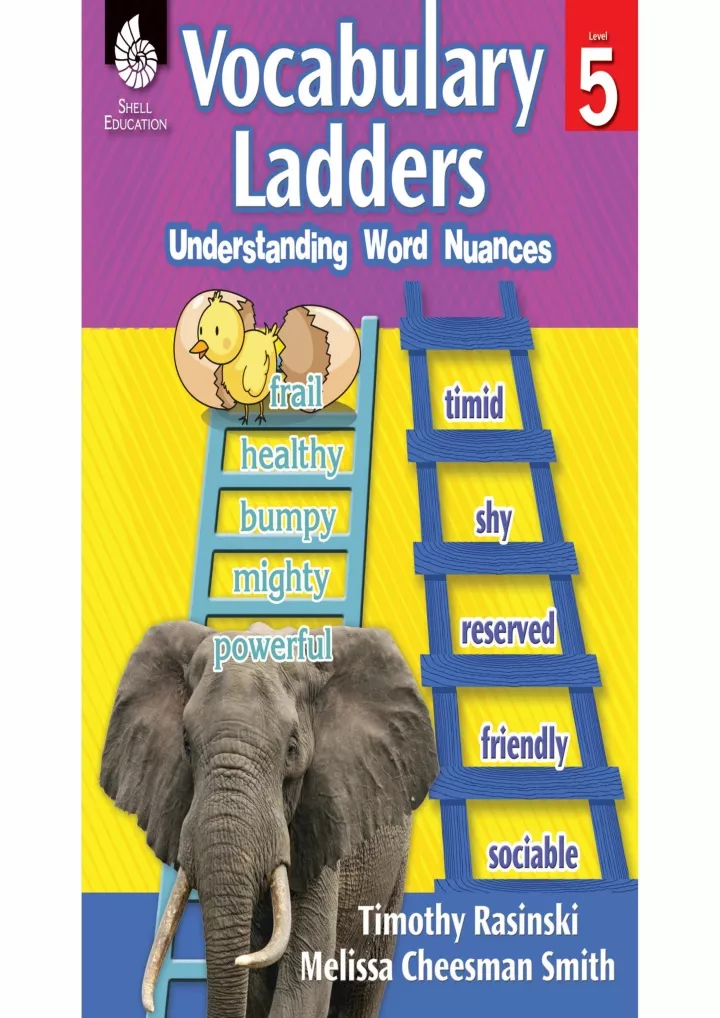 PPT READ Vocabulary Ladders Understanding Word Nuances Level 5