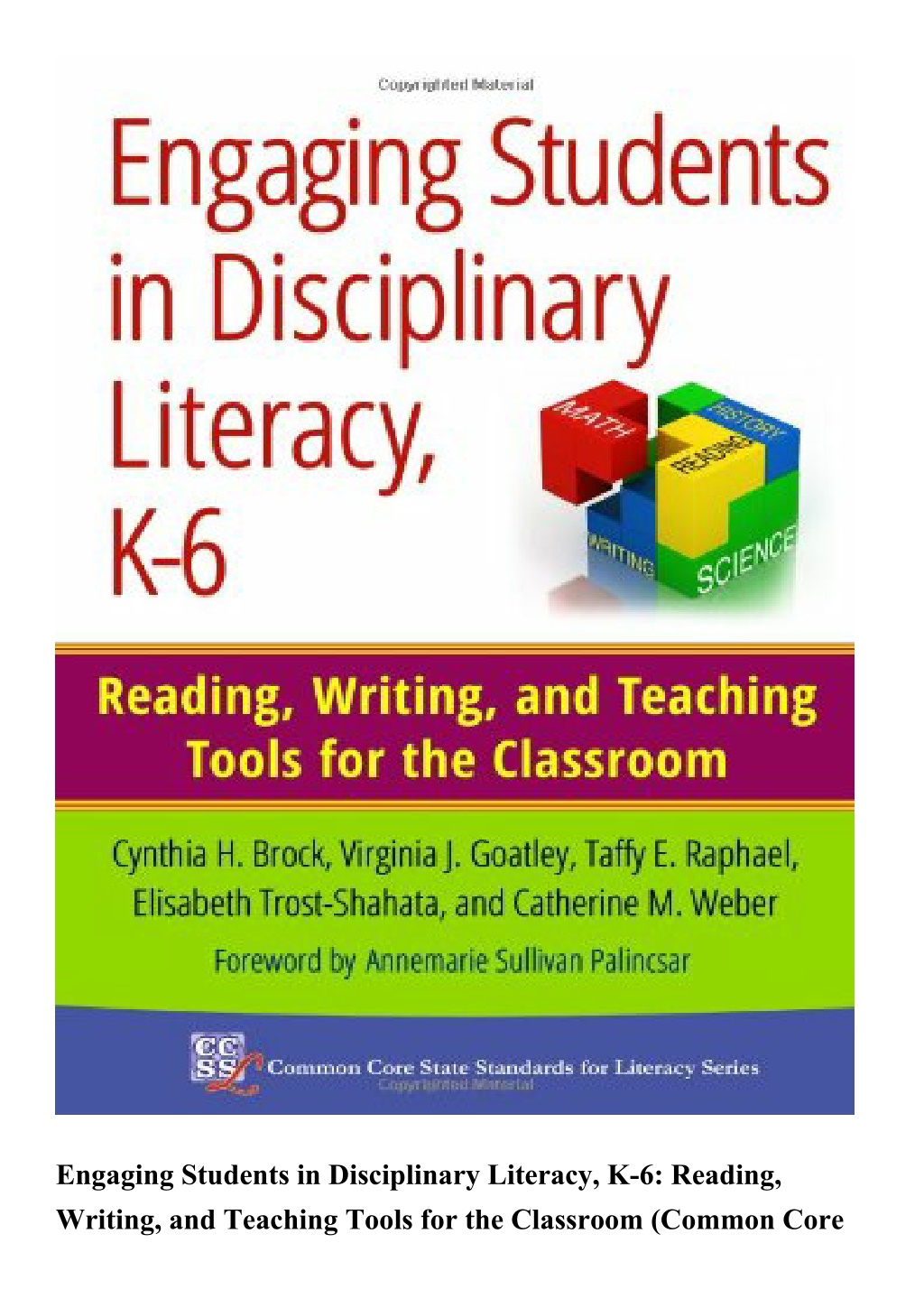 PPT - EBOOK Engaging Students In Disciplinary Literacy K 6 Reading ...