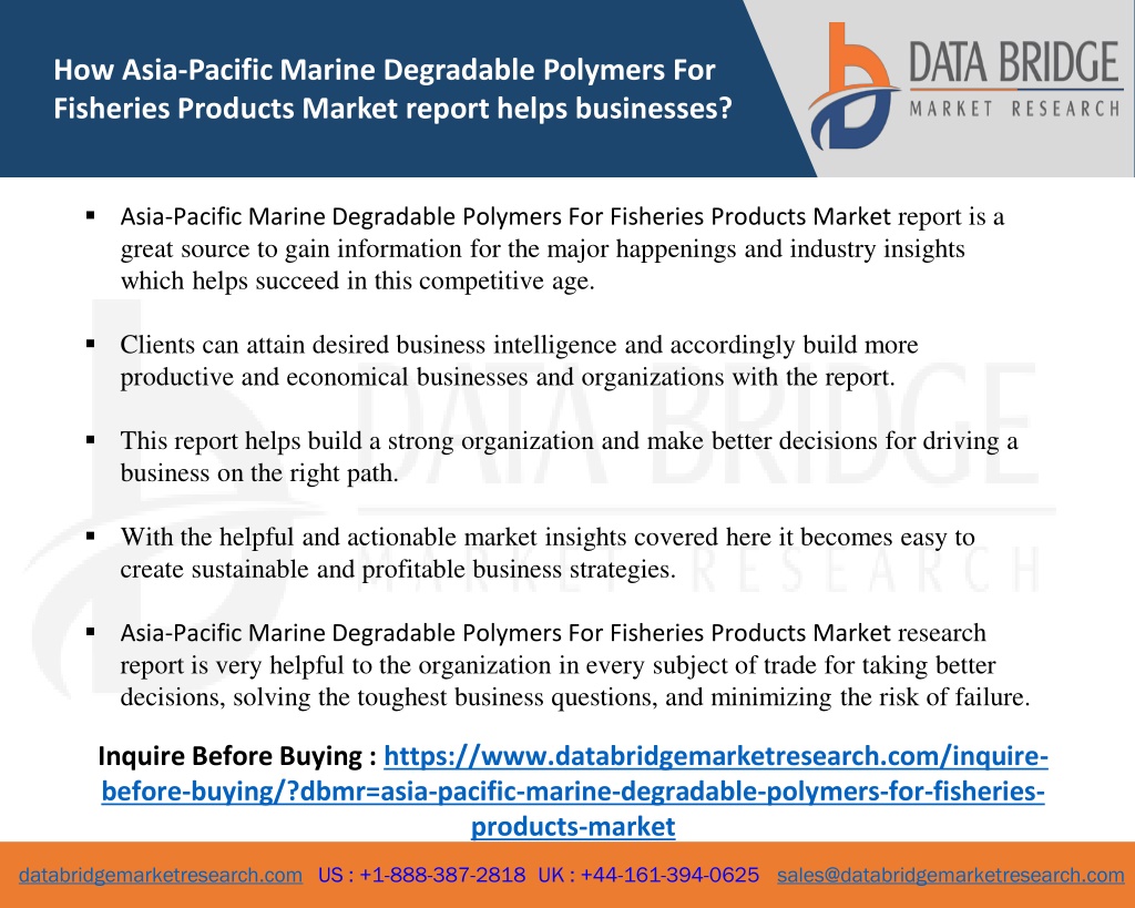 PPT - Asia-Pacific Marine Degradable Polymers For Fisheries Products ...