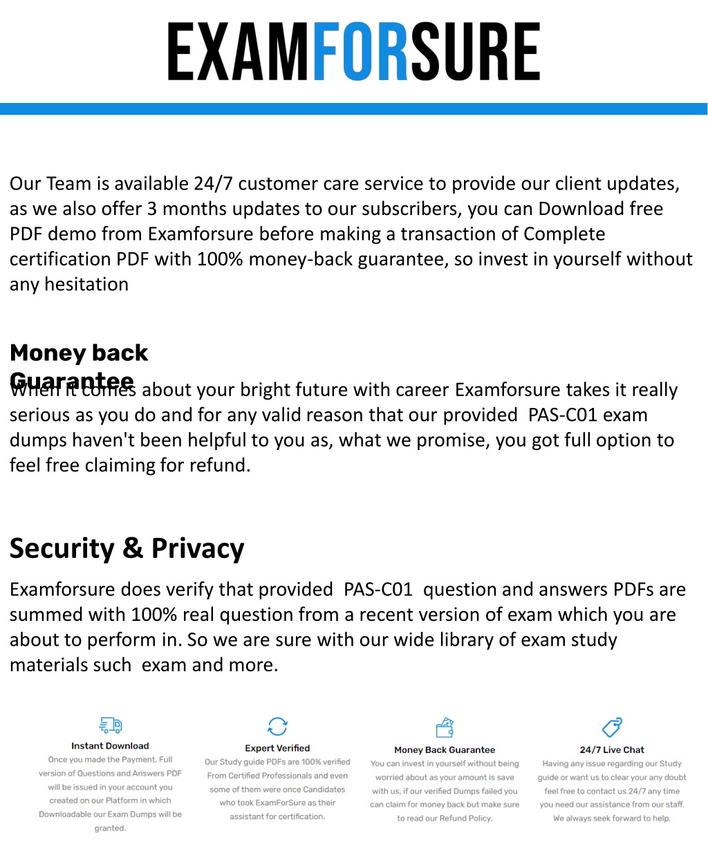 PPT - How EXAMFORSURE Provide Easy Access to Amazon PAS-C01 PDF File Sns-Brigh10