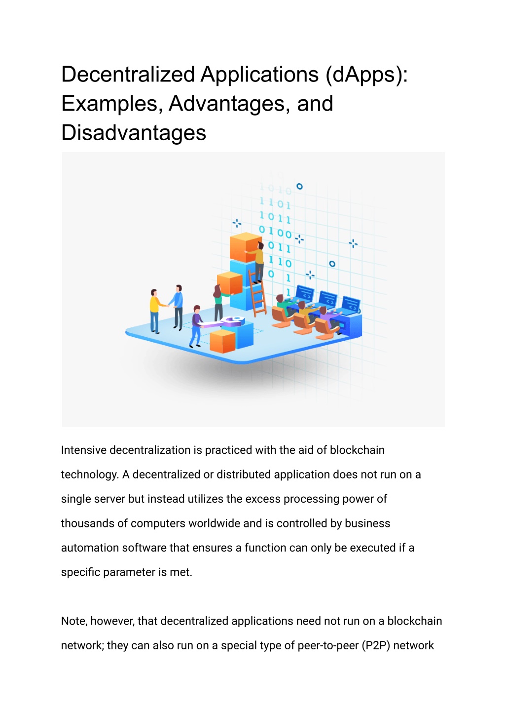 Ppt Decentralized Applications Dapps Examples Advantages And Disadvantages Powerpoint 1738