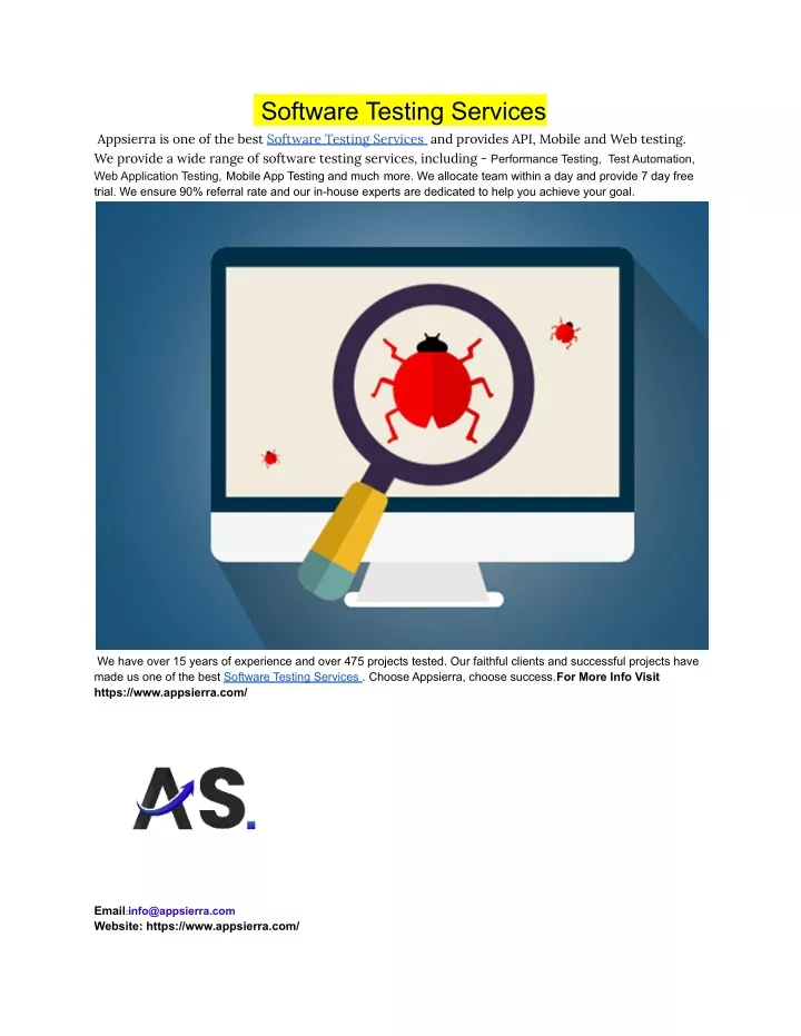 PPT Software Testing Services PowerPoint Presentation, free download ID11713897